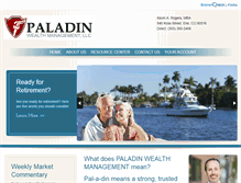 Tablet Screenshot of paladin-wealth.com